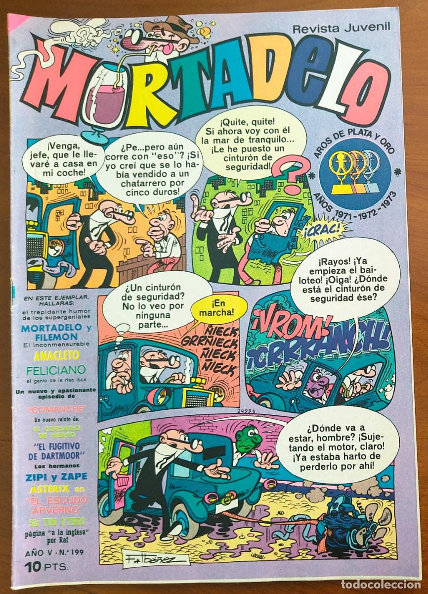 Tebeos: MORTADELO REVISTA JUVENIL N&ordm; 199 - EDITORIAL BRUGUERA A&Ntilde;O 1974