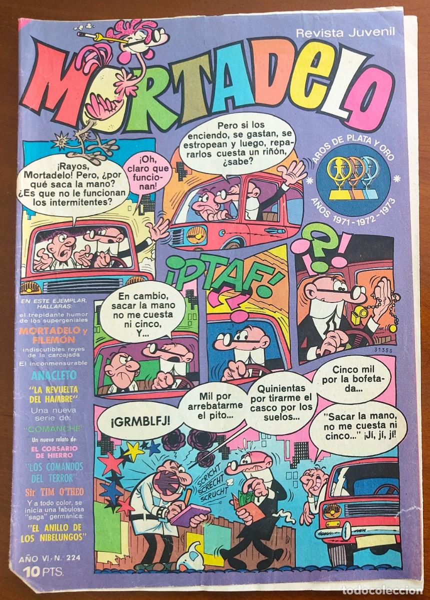 Tebeos: MORTADELO REVISTA JUVENIL N&ordm; 224 - EDITORIAL BRUGUERA A&Ntilde;O 1975