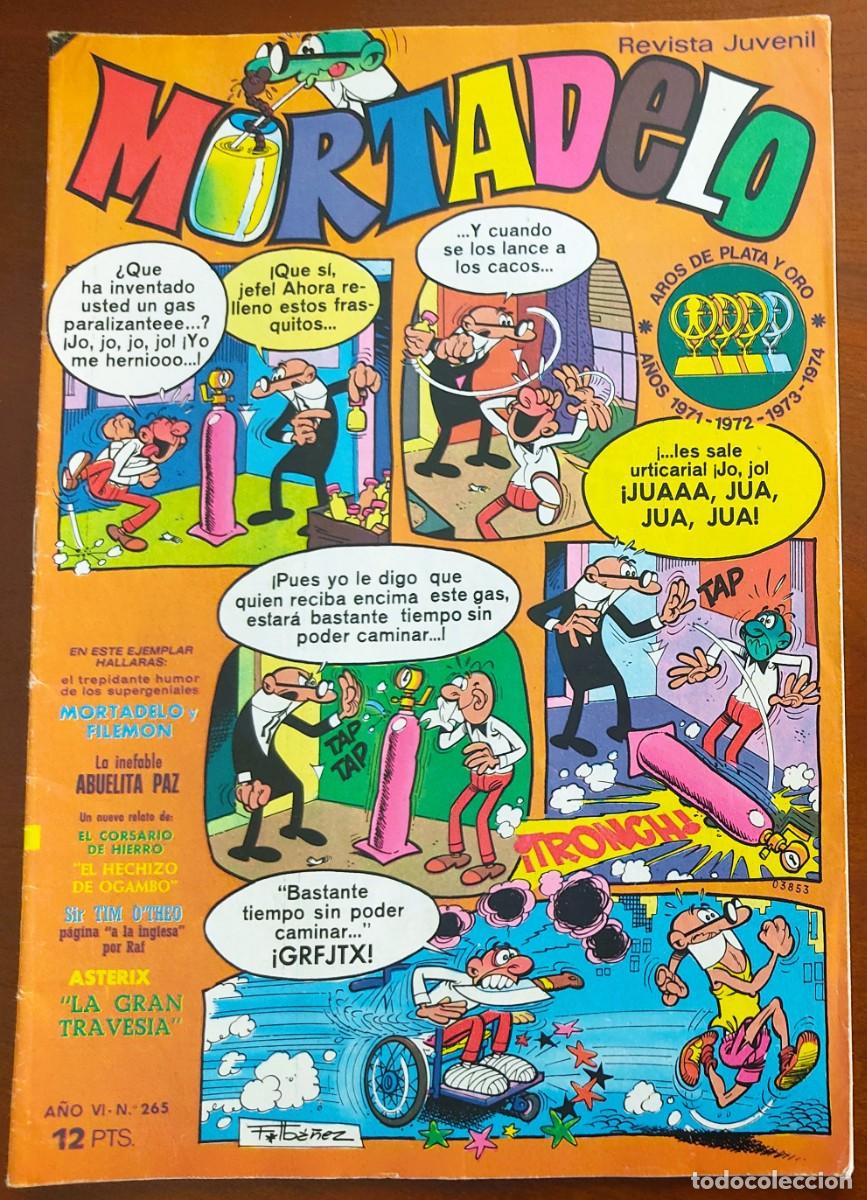 Tebeos: MORTADELO REVISTA JUVENIL N&ordm; 265 - EDITORIAL BRUGUERA A&Ntilde;O 1975