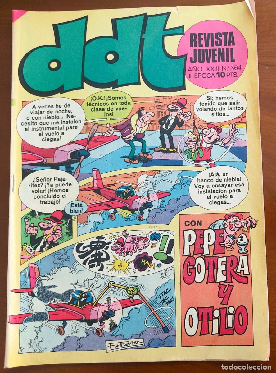Tebeos: DDT REVISTA JUVENIL N&ordm; 364 - EDITORIAL BRUGUERA A&Ntilde;O 1974