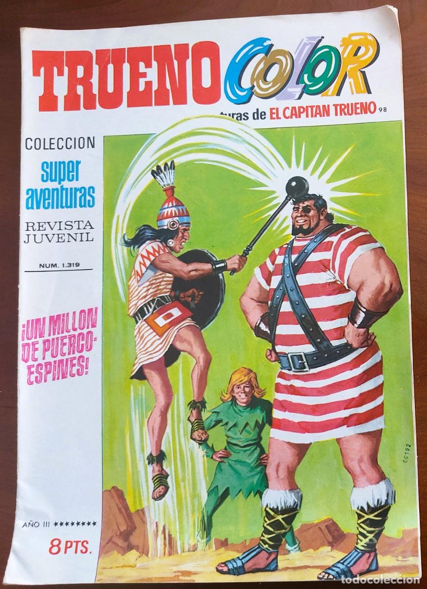 Tebeos: TRUENO COLOR N&ordm; 98 - SUPER AVENTURAS N&ordm; 1.319 - EDITORIAL BRUGUERA A&Ntilde;O 1971