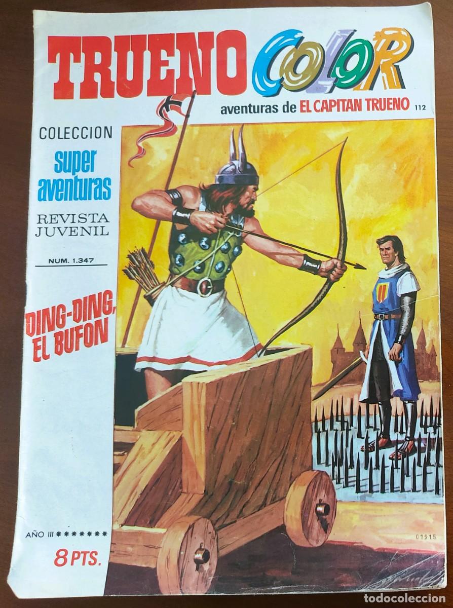 Tebeos: TRUENO COLOR N&ordm; 112 - SUPER AVENTURAS N&ordm; 1.347 - EDITORIAL BRUGUERA A&Ntilde;O 1971