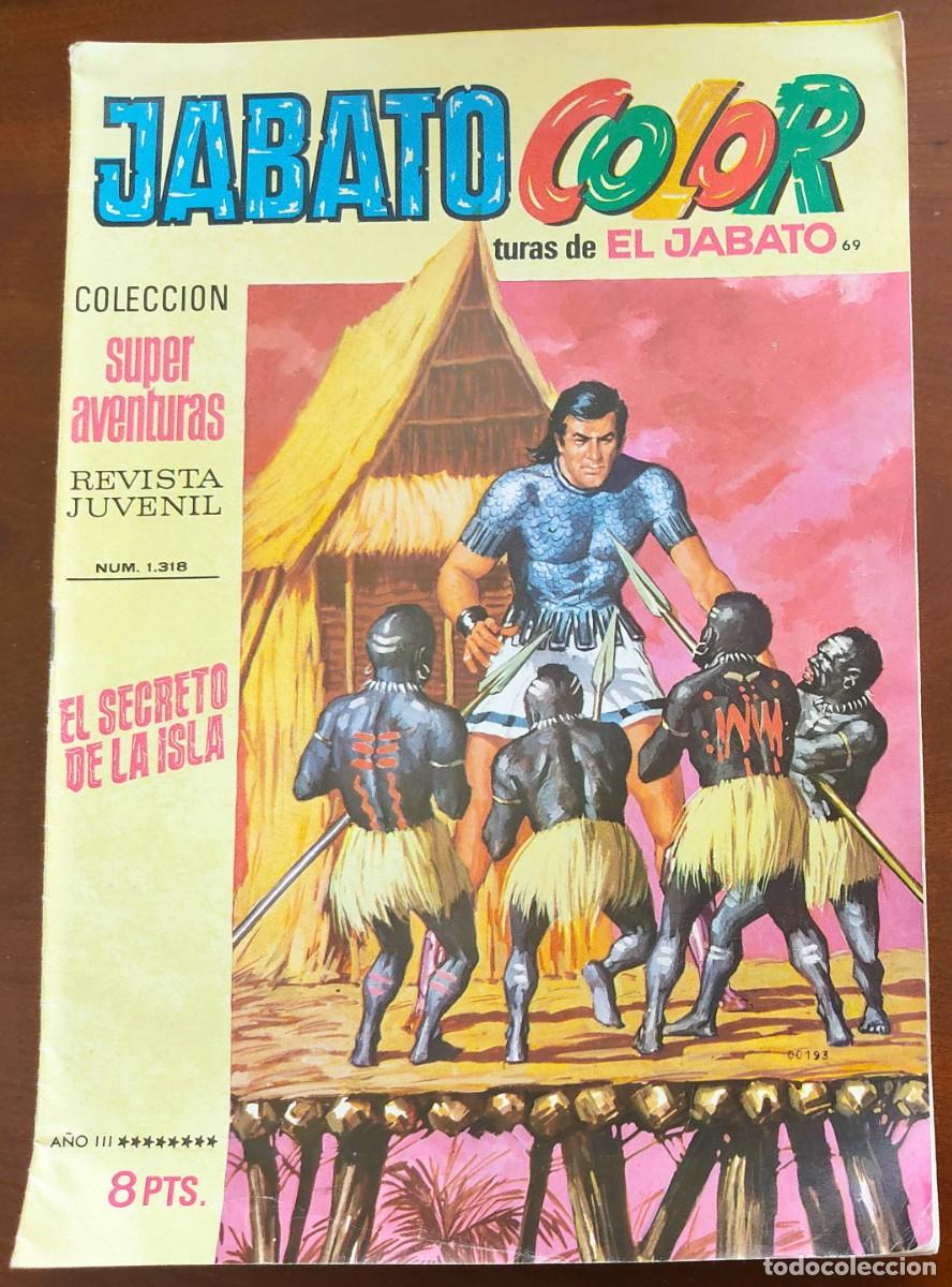 Tebeos: JABATO COLOR N&ordm; 69 - SUPER AVENTURAS N&ordm; 1.318 - EDITORIAL BRUGUERA A&Ntilde;O 1971