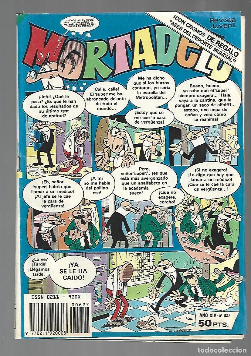 Tebeos: Mortadelo, 627, 1983, Bruguera, buen estado, con fichas