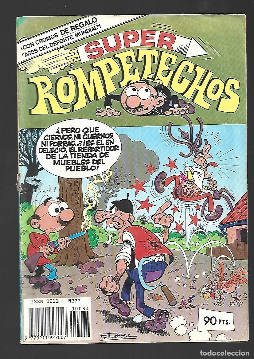 Tebeos: Super Rompetechos, 34, 1983, Bruguera, buen estado.