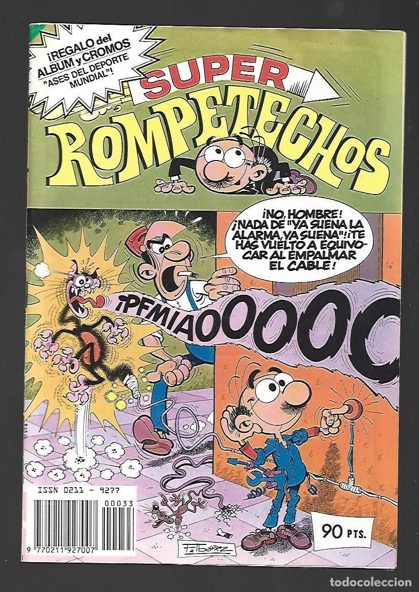 Tebeos: Super Rompetechos, 33, 1983, Bruguera, muy buen estado, con fichas