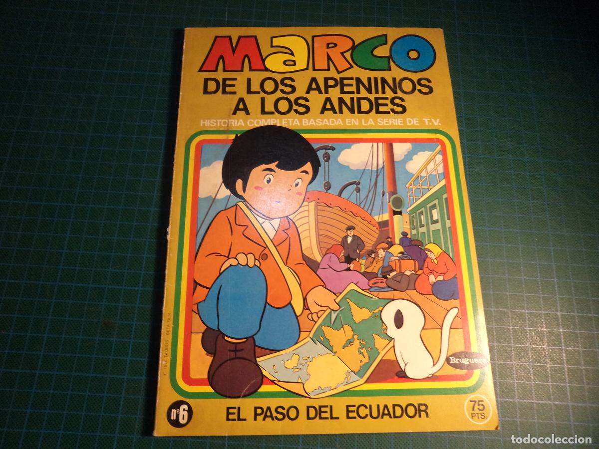 Tebeos: Marco. De los Apeninos a los Andes. N&ordm; 6 Bruguera. (Ref. 20-B)