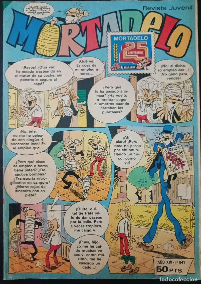 Tebeos: MORTADELO SEMANAL-BRUGUERA- N&ordm; 641 -31-OCTUBRE-1983-MINI REY-CAMELIO-SEGIS-CORRECTO-LEA-VEA-1715