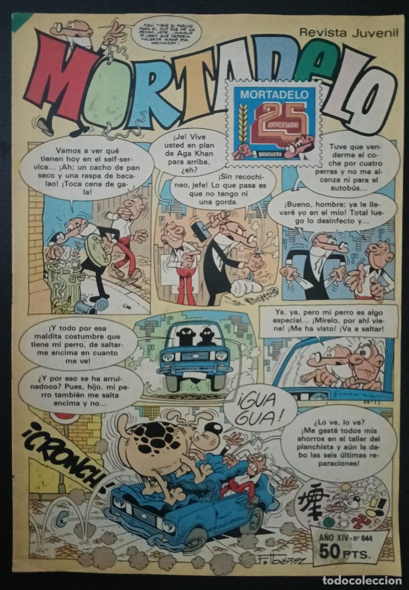 Tebeos: MORTADELO SEMANAL-BRUGUERA- N&ordm; 644 -12-DICIEMBRE-1983-MINI REY-DON PERCEBE-BUENO-LEA-VEA-1716