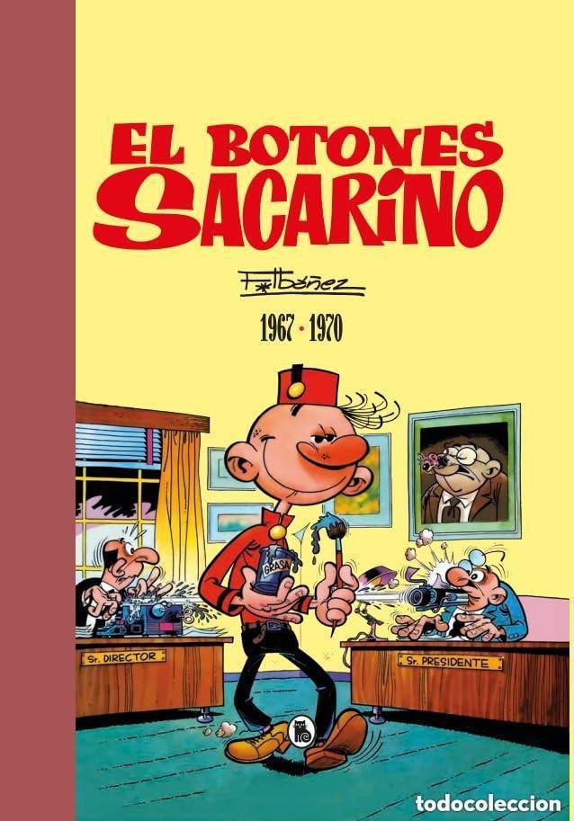 Tebeos: EL BOTONES SACARINO 1967-1970 &ndash; FRANCISCO IB&Aacute;&Ntilde;EZ &ndash; BRUGUERA / SD &ndash; EDICI&Oacute;N LIMITADA Y NUMERADA