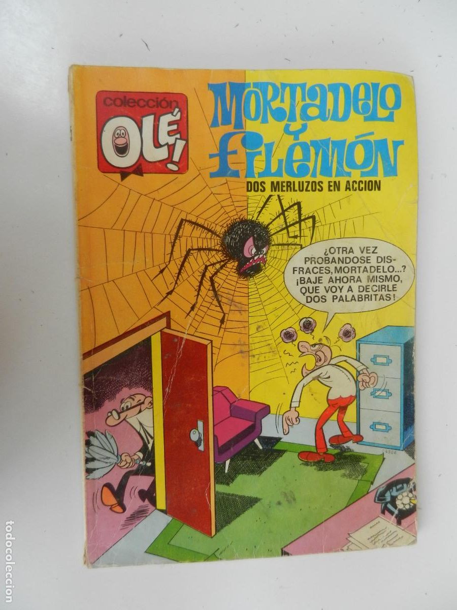 Tebeos: MORTADELO Y FILEMON - DOS MERLUZOS EN ACCI&Oacute;N - COL OLE - N&ordm; 35 BRUGUERA 2&ordf; EDC 1975 - FCO IBA&Ntilde;EZ