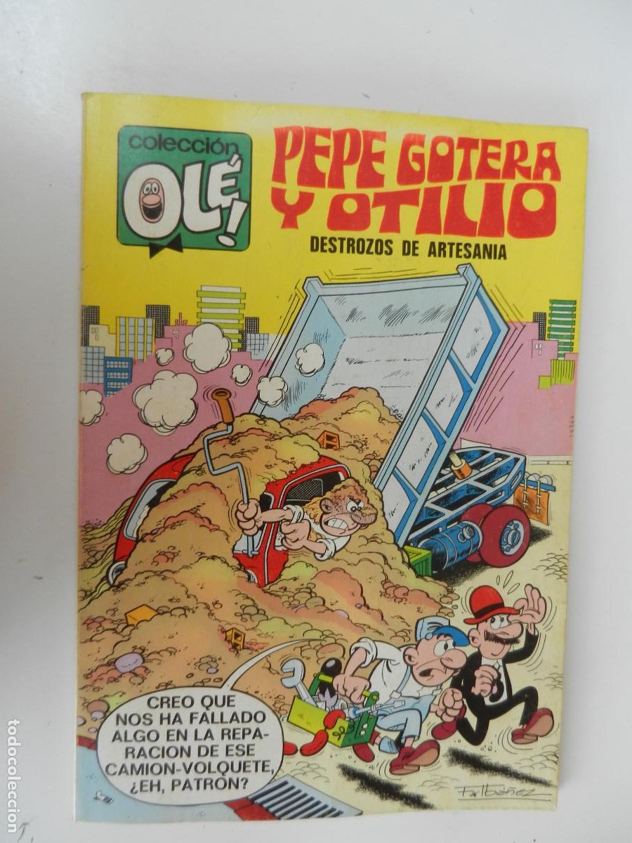 Tebeos: PEPE GOTERA Y OTILIO - DESTROZOS DE ARTESAN&Iacute;A - COL OLE - N&ordm; 31- BRUGUERA 2&ordf; EDC 1975 IBA&Ntilde;EZ