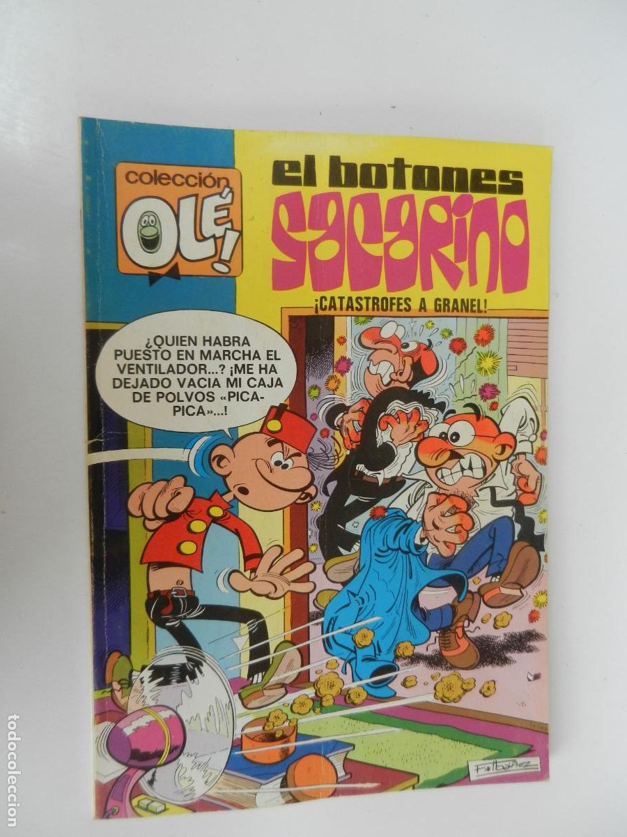 Tebeos: EL BOTONES SACARINO -&iexcl;CATASTROFES A GRANEL ! - COL OLE - N&ordm; 80- BRUGUERA 2&ordf; EDC 1976 IBA&Ntilde;EZ
