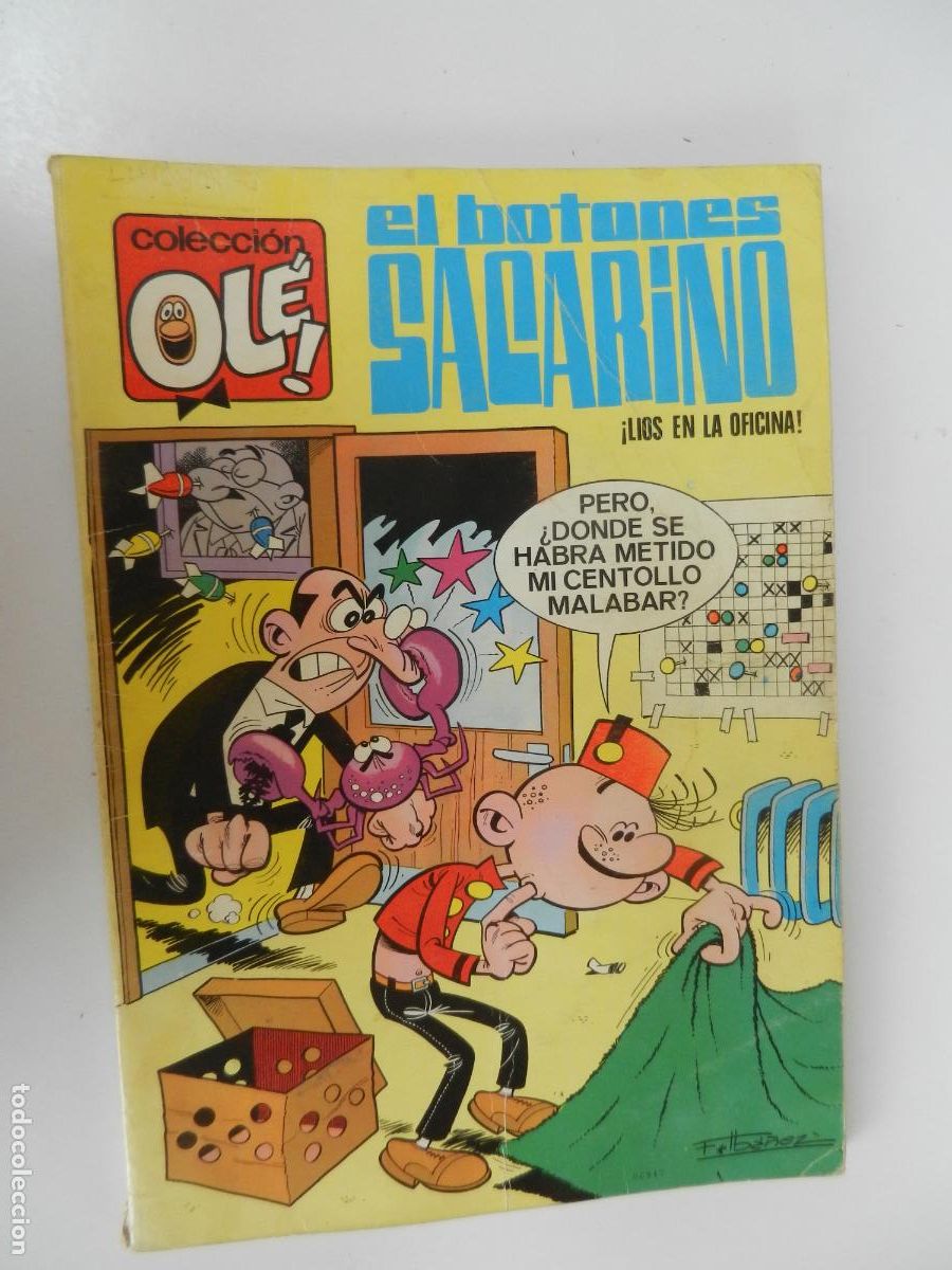Tebeos: EL BOTONES SACARINO -&iexcl; LIOS EN LA OFICINA ! - COL OLE - N&ordm; 3- BRUGUERA 3&ordf; EDC 1975 IBA&Ntilde;EZ