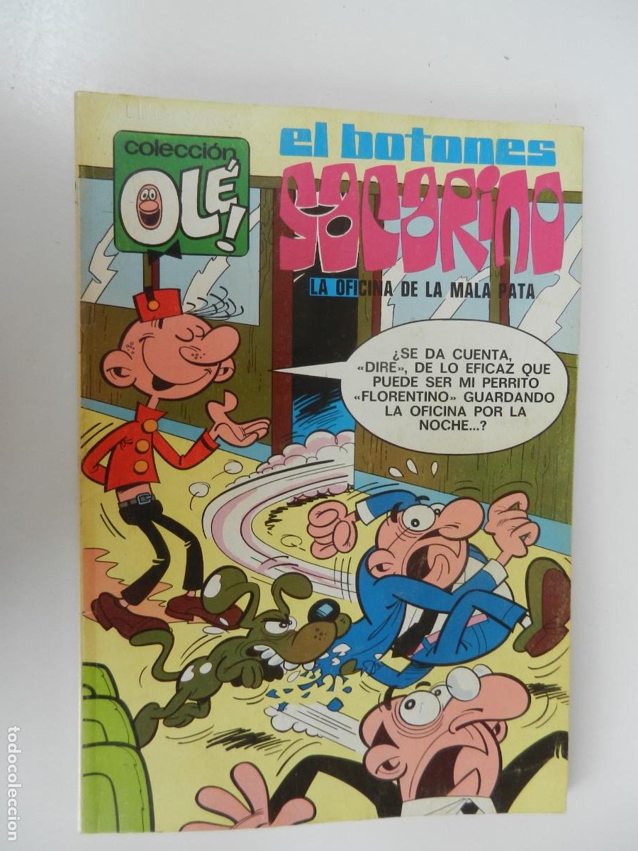 Tebeos: EL BOTONES SACARINO -LA OFICINA DE LA MALA PATA- COL OLE - N&ordm; 62- BRUGUERA 2&ordf; EDC 1975 IBA&Ntilde;EZ