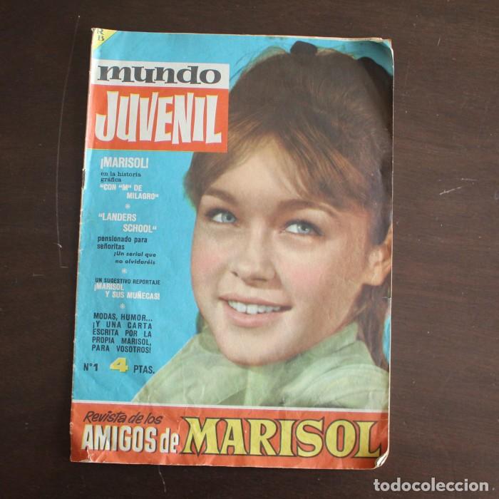 Tebeos: MUNDO JUVENIL 1 REVISTA DE LOS AMIGOS DE MARISOL. BRUGUERA 1963