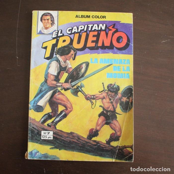 Tebeos: EL CAPITAN TRUENO ALBUM COLOR 7 LA AMENAZA DE LA MOMIA. BRUGUERA 1981