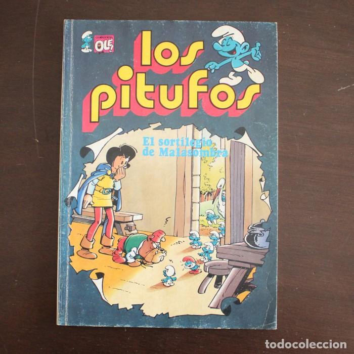 Tebeos: LOS PITUFOS 12 EL SORTILEGIO DE MALASOMBRA, PEYO. BRUGUERA 1980