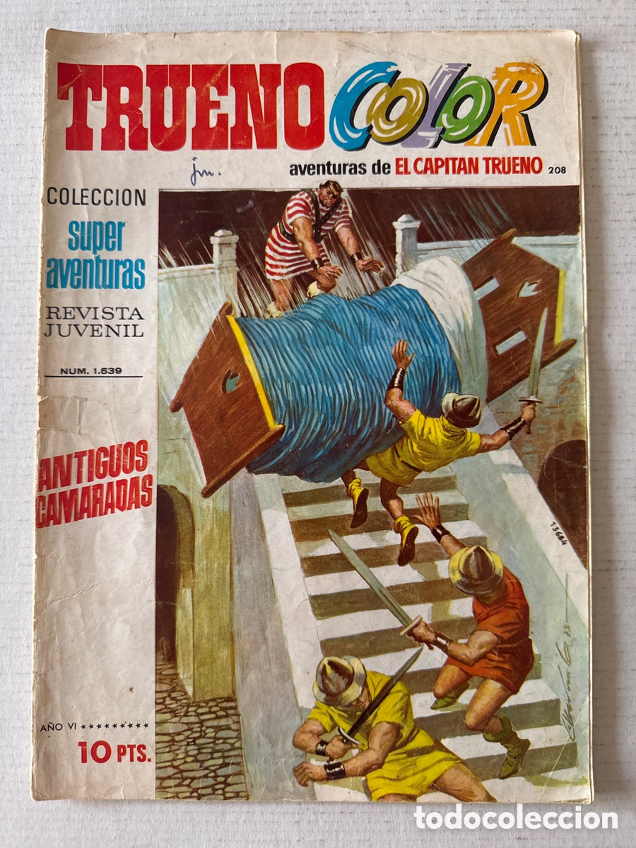 Tebeos: TRUENO COLOR #208 A&ntilde;o VI - BRUGUERA &laquo;INFRECUENTE&raquo;