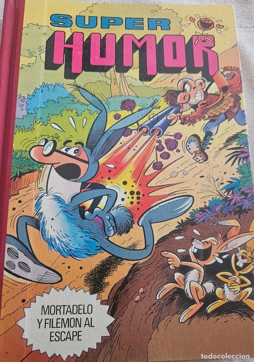 Tebeos: Super Humor vol. V - Mortadelo y Filem&oacute;n al escape 5 n&uacute;meros romanos serie roja Bruguera 2&ordf; ed 1982