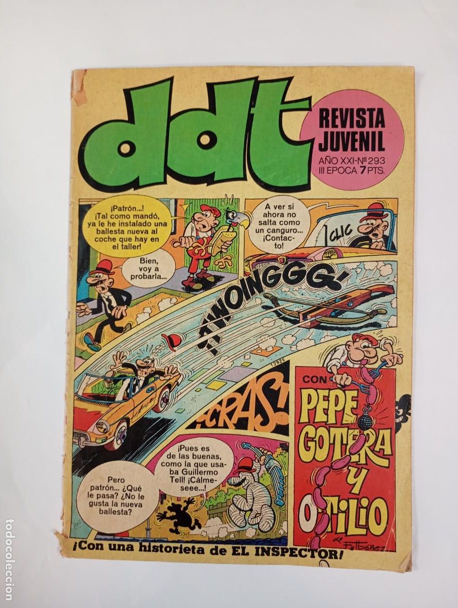 Tebeos: DDT REVISTA JUVENIL N&ordm; 293. A&Ntilde;O XXI. III EPOCA. TDKR95