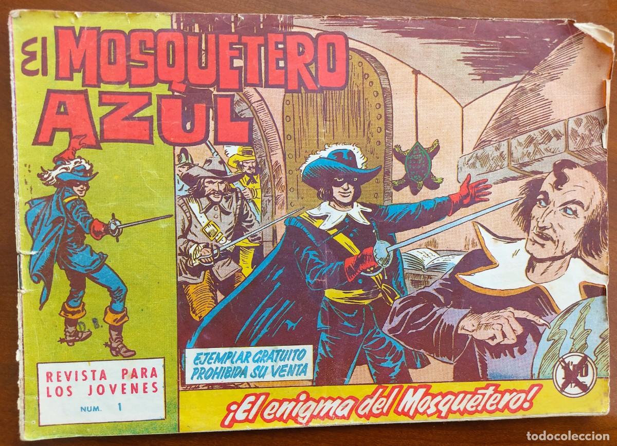Tebeos: EL MOSQUETERO AZUL N&ordm; 1 - EDITORIAL BRUGUERA - ORIGINAL DE &Eacute;POCA