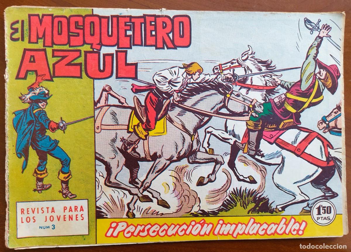 Tebeos: EL MOSQUETERO AZUL N&ordm; 3 - EDITORIAL BRUGUERA - ORIGINAL DE &Eacute;POCA