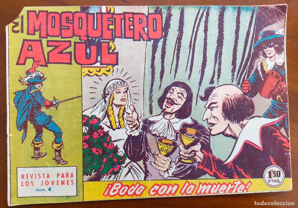 Tebeos: EL MOSQUETERO AZUL N&ordm; 4 - EDITORIAL BRUGUERA - ORIGINAL DE &Eacute;POCA