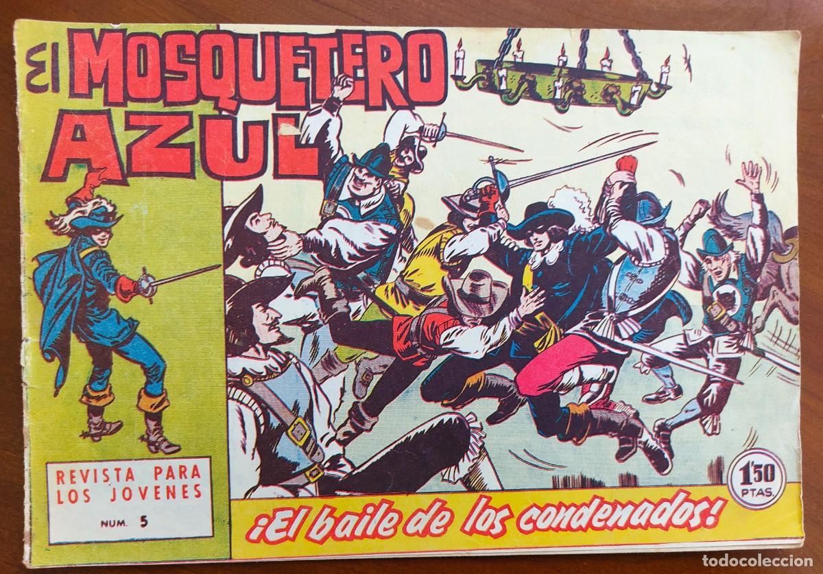 Tebeos: EL MOSQUETERO AZUL N&ordm; 5 - EDITORIAL BRUGUERA - ORIGINAL DE &Eacute;POCA