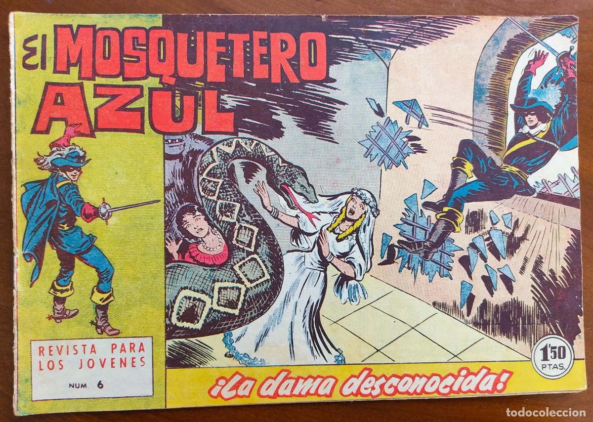 Tebeos: EL MOSQUETERO AZUL N&ordm; 6 - EDITORIAL BRUGUERA - ORIGINAL DE &Eacute;POCA