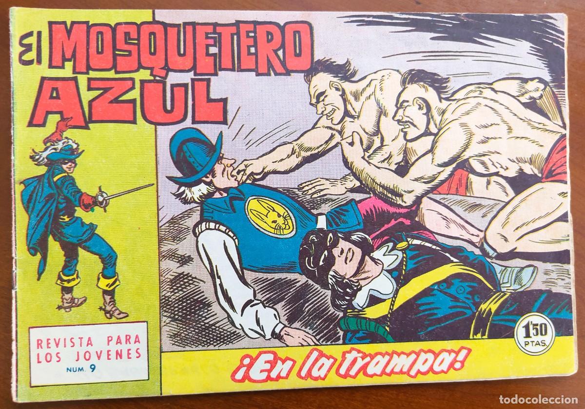 Tebeos: EL MOSQUETERO AZUL N&ordm; 9 - EDITORIAL BRUGUERA - ORIGINAL DE &Eacute;POCA