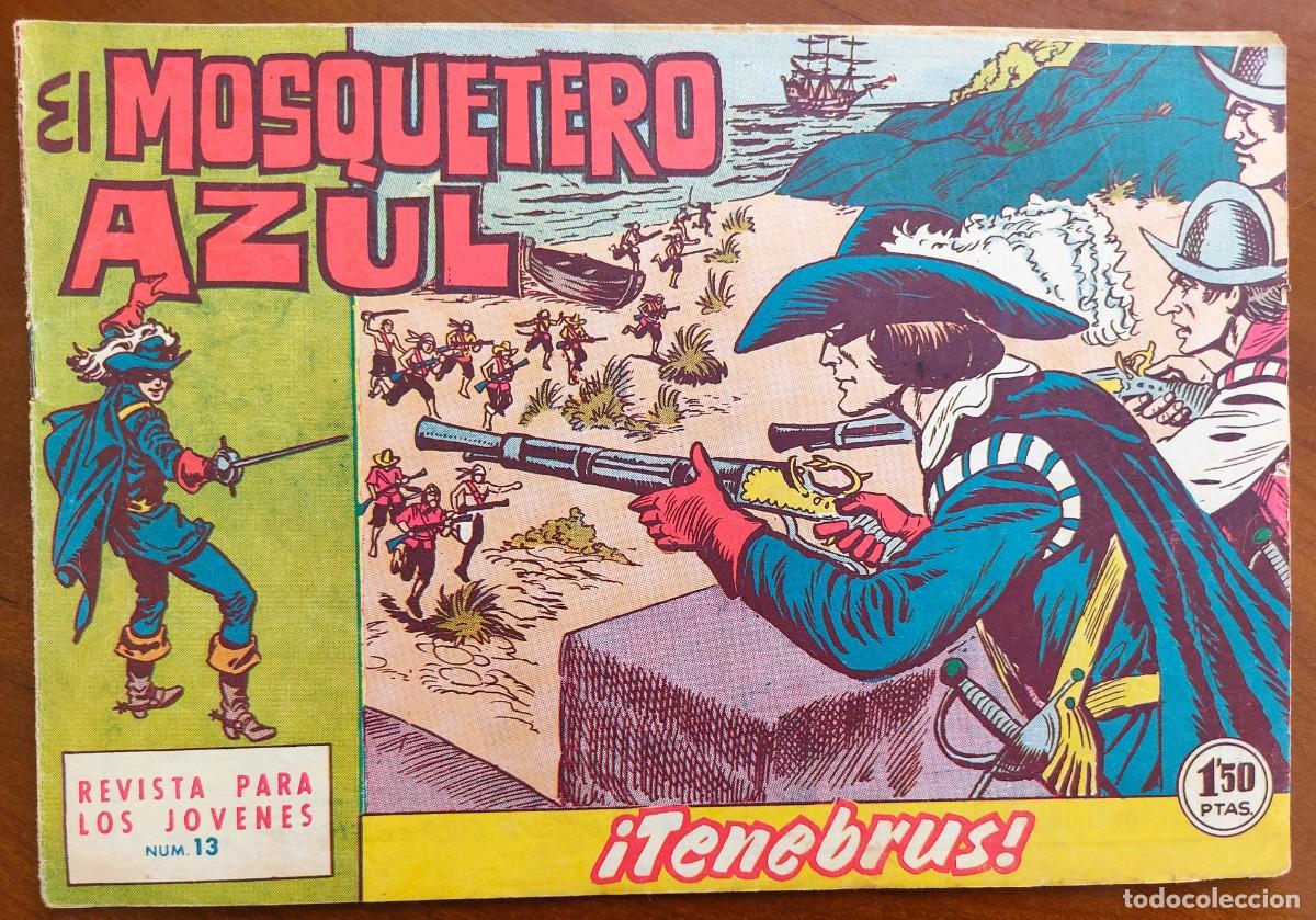 Tebeos: EL MOSQUETERO AZUL N&ordm; 13 - EDITORIAL BRUGUERA - ORIGINAL DE &Eacute;POCA