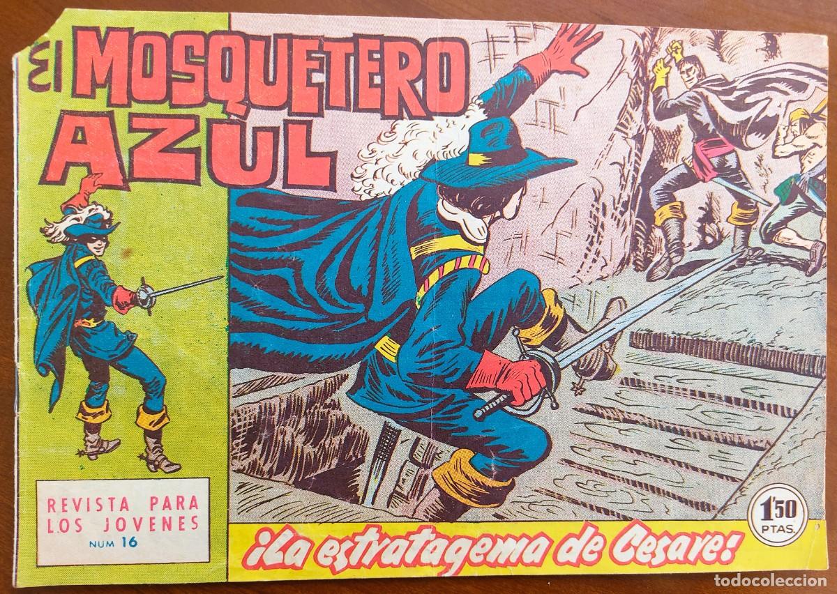Tebeos: EL MOSQUETERO AZUL N&ordm; 16 - EDITORIAL BRUGUERA - ORIGINAL DE &Eacute;POCA