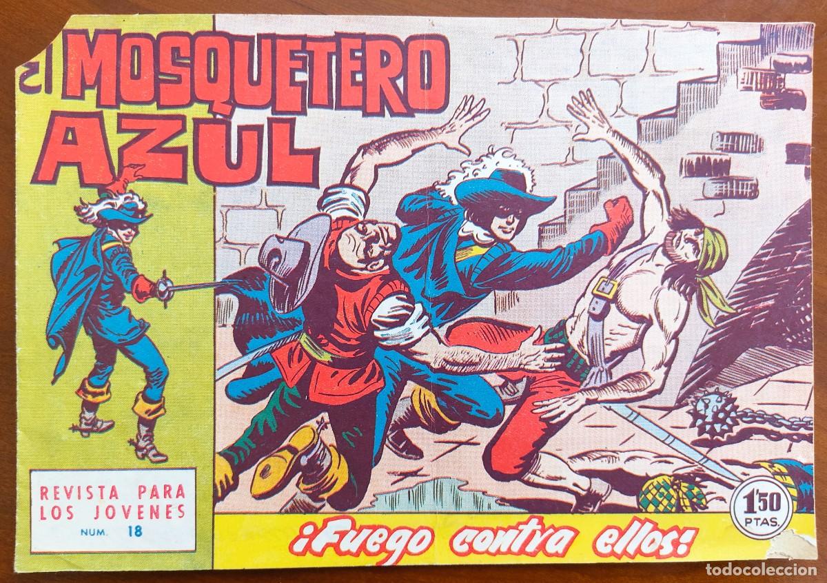 Tebeos: EL MOSQUETERO AZUL N&ordm; 18 - EDITORIAL BRUGUERA - ORIGINAL DE &Eacute;POCA