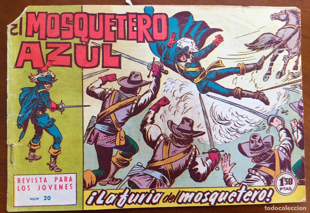 Tebeos: EL MOSQUETERO AZUL N&ordm; 20 - EDITORIAL BRUGUERA - ORIGINAL DE &Eacute;POCA