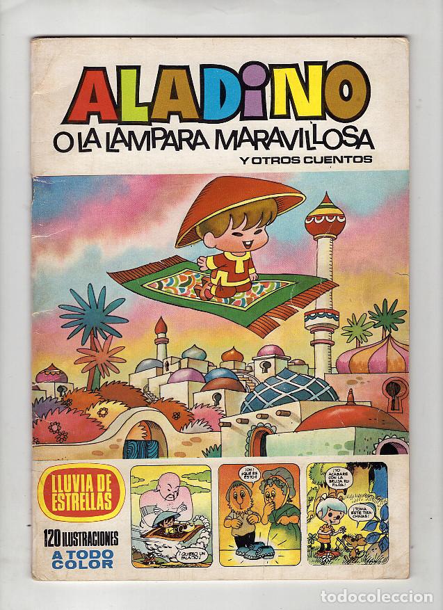 Tebeos: ALADINO Y LA L&Aacute;MPARA MARAVILLOSA (JAN), LLUVIA DE ESTRELLAS 22- BRUGUERA, GRAPA 1981- LEE COND
