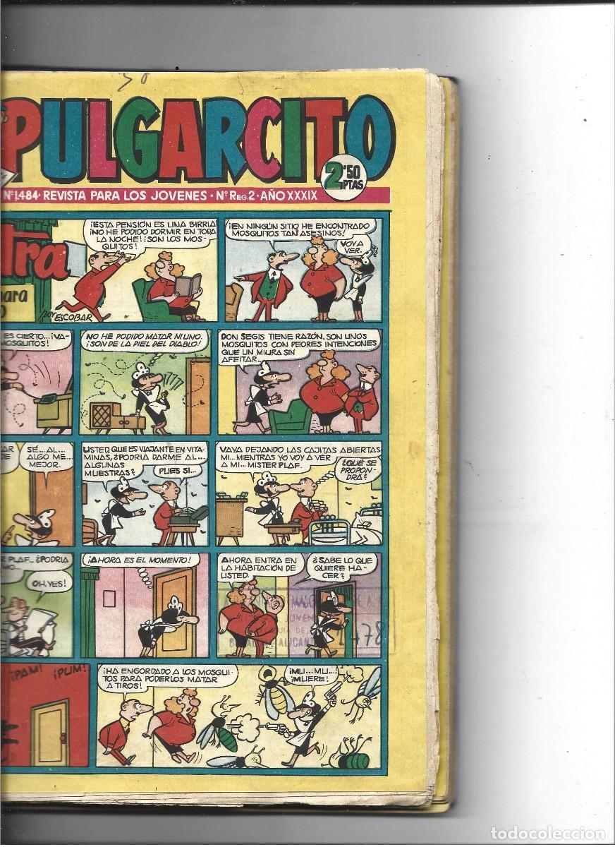 Tebeos: PULGARCITO LOTE ( DEL N&ordm; 1484 AL 1491 ) PAGINA CENTRAL CAPITAN TRUENO