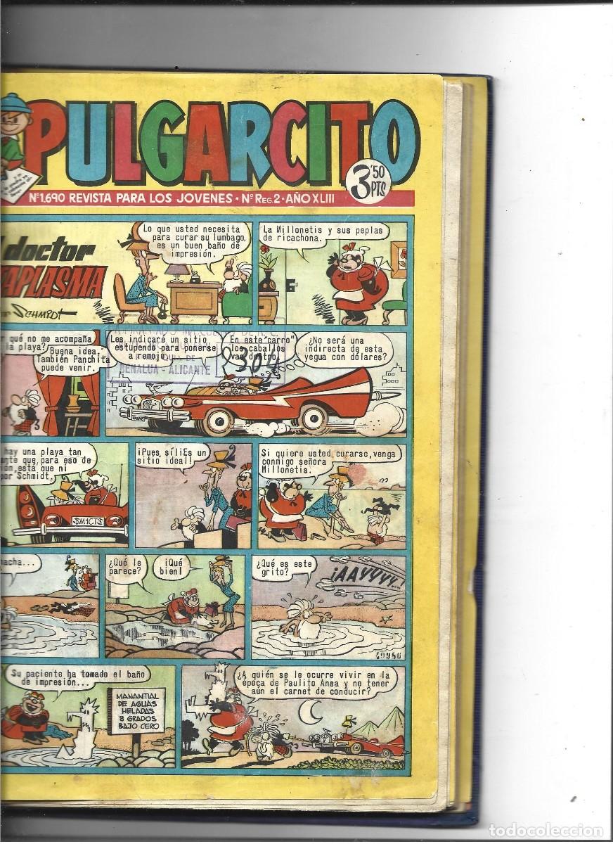 Tebeos: PULGARCITO TOMO CON LOS NUMEROS, 1690-91-92-93-95Y98
