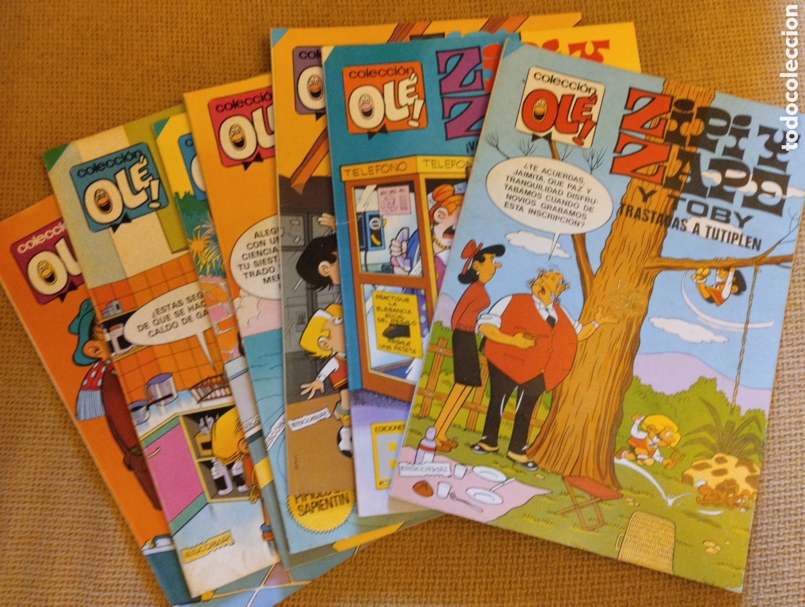 Tebeos: Lote Zipi y Zape Colecci&oacute;n Ol&eacute; 1984