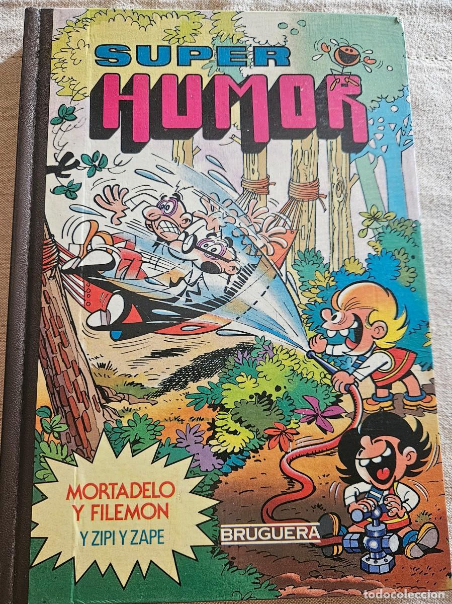 Tebeos: Super Humor vol XIV - Mortadelo y Filem&oacute;n y Zipi Zape 14 n&uacute;meros romanos Bruguera 5&ordf; quinta ed 1984