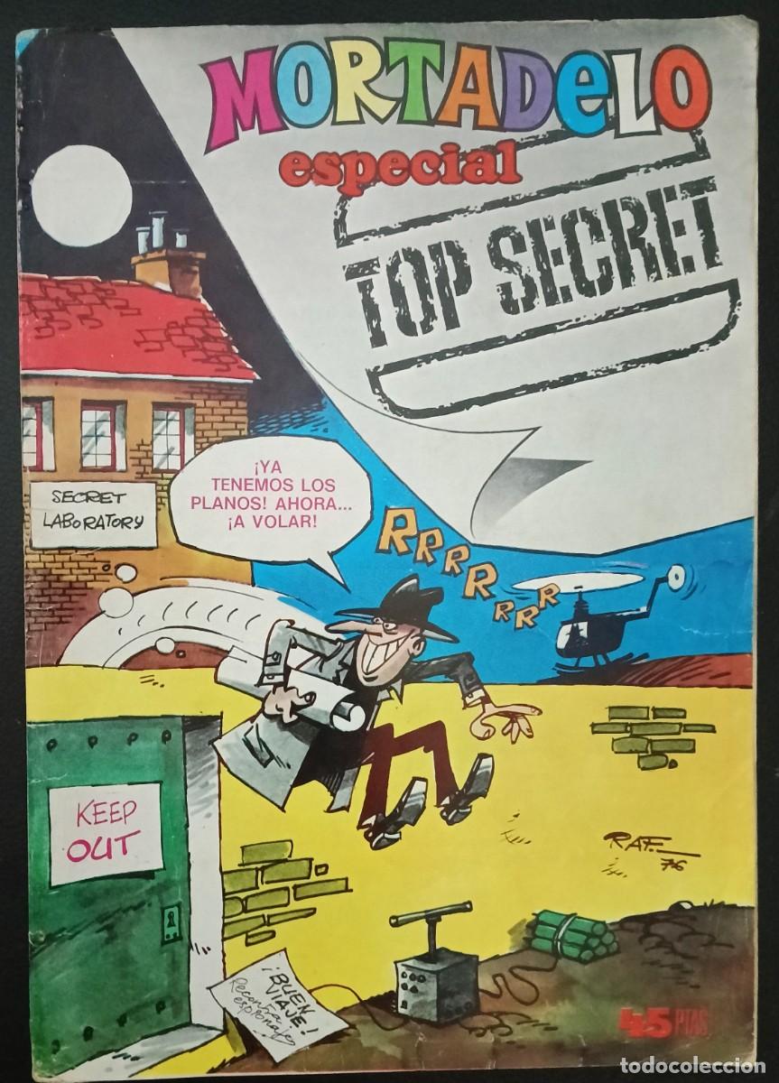 Tebeos: MORTADELO ESPECIAL-BRUGUERA- N&ordm; 12 -TOP SECRET-RIC HOCHET-SHERLOCK L&Oacute;PEZ-1976-CORRECTO-LEA-1720