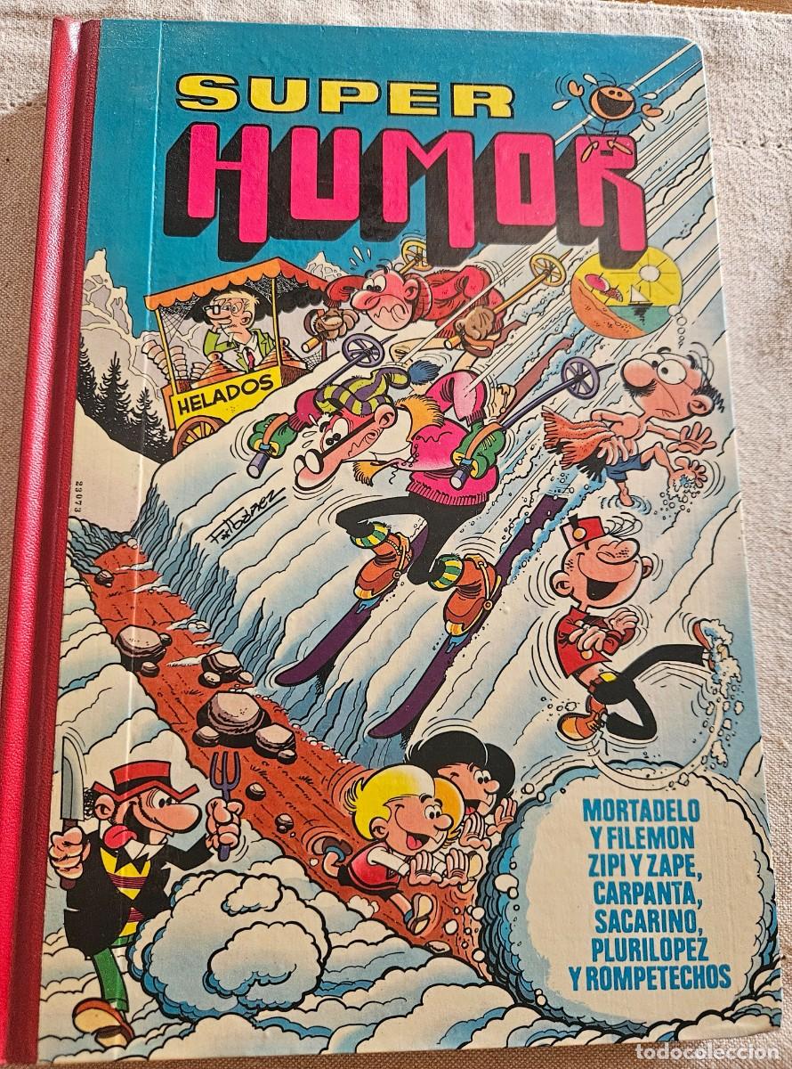Tebeos: Super Humor vol XXXI Mortadelo y Filem&oacute;n Plurilopez etc 31 n&uacute;meros romanos Bruguera 2&ordf; ed 1983 roja