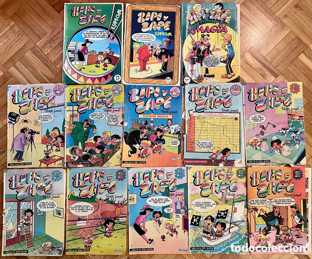 Tebeos: Pack 25 n&uacute;meros c&oacute;mics Zipi y Zape