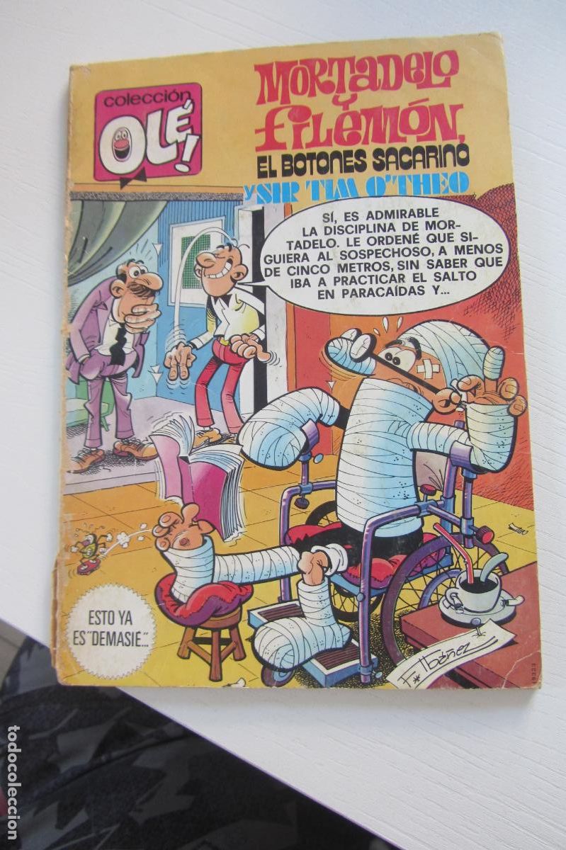 Tebeos: COLECCION OLE N&ordm; 187 MORTADELO Y FILEMON 1&ordf; EDICION. BRUGUERA arx335