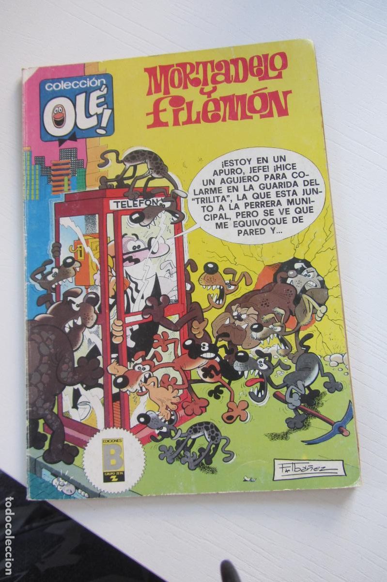 Tebeos: COLECCI&Oacute;N OL&Eacute;! MORTADELO Y FILEM&Oacute;N ED. BRUGUERA N&ordm; 203 1&ordf; EDICI&Oacute;N 1980 arx335