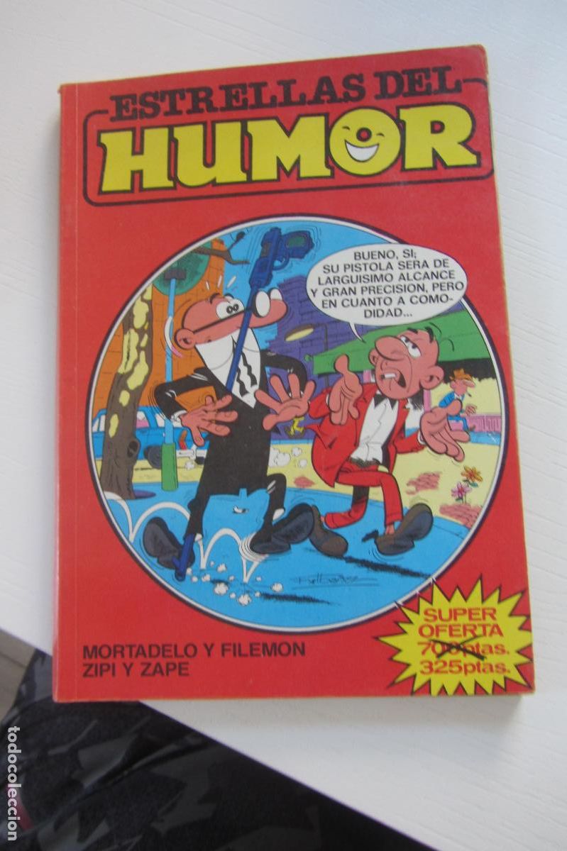 Tebeos: ESTRELLAS DEL HUMOR N&ordm; 19 * MORTADELO, ZIPI Y ZAPE, PULGARCITO....EDICIONES B 1988 arx335