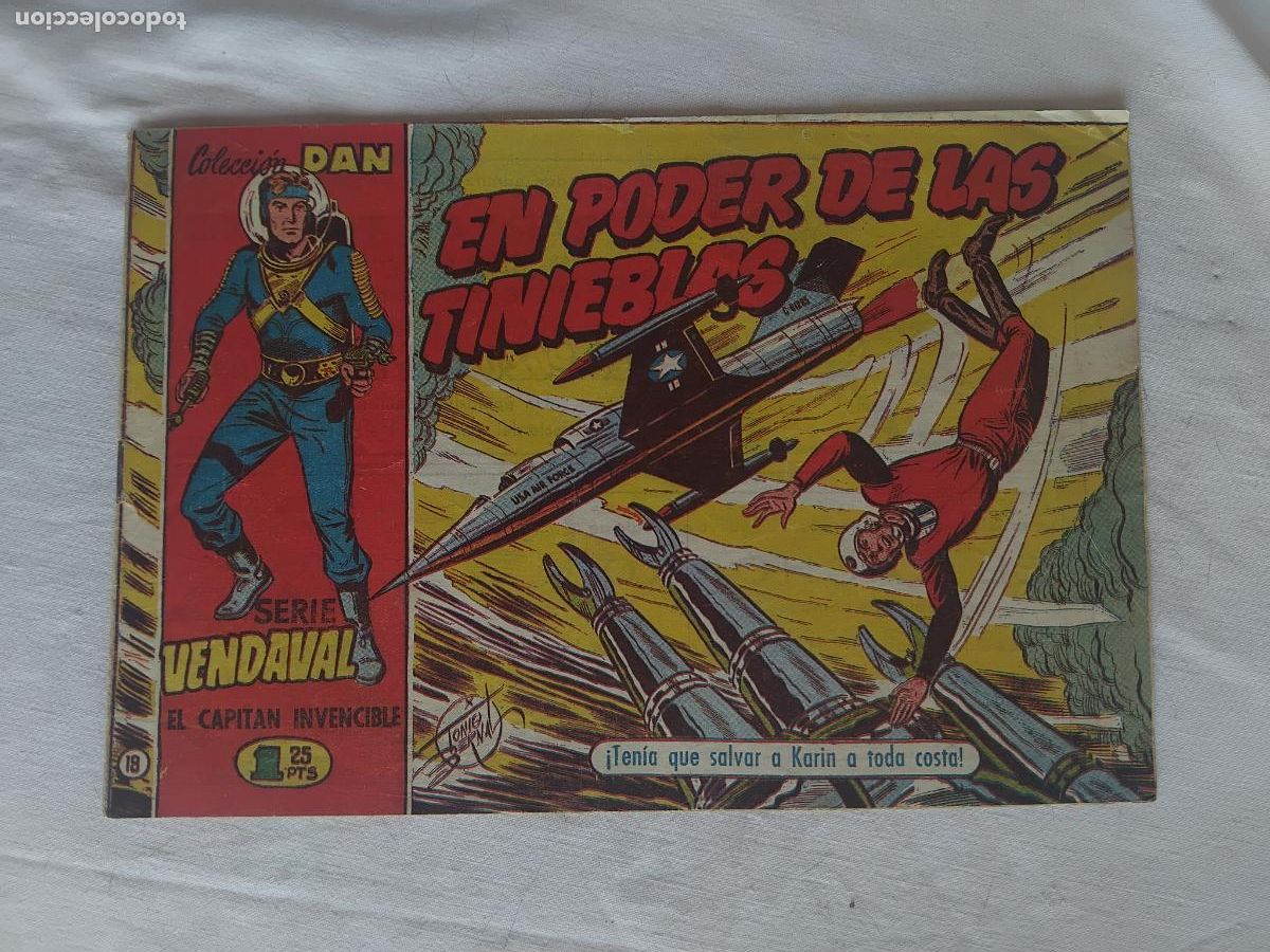 Tebeos: EL CAPITAN INVENCIBLE N&ordm; 19. COLECCION DAN SERIE VENDAVAL. EDITORIAL BRUGUERA ORIGINAL.