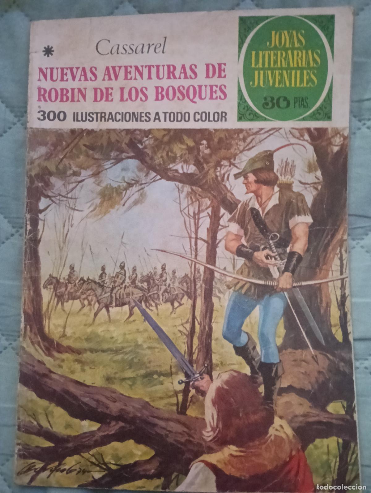 Tebeos: JOYAS LITERARIAS JUVENILES. N&ordm; 119. NUEVAS AVENTURAS DE ROBIN DE LOS BOSQUES . BRUGUERA 1977 2&ordf; ED