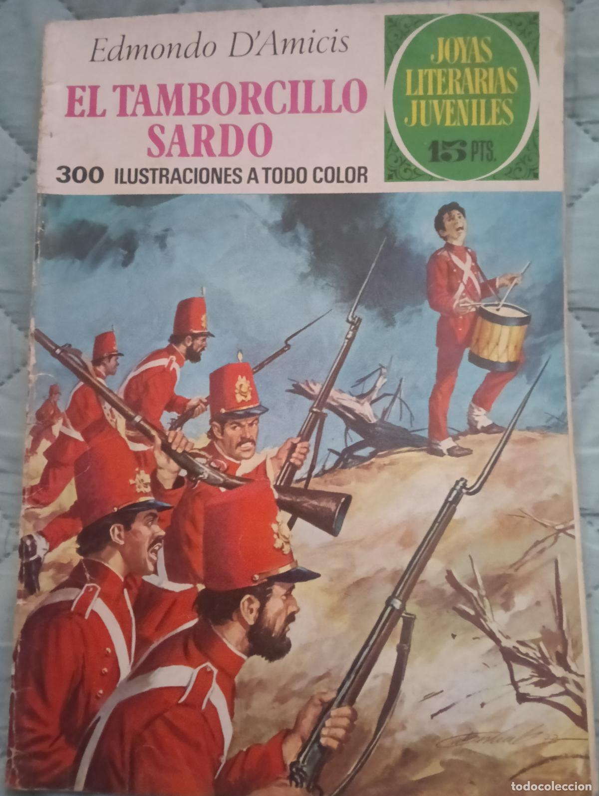Tebeos: JOYAS LITERARIAS JUVENILES. N&ordm; 94 EL TAMBORCILLO SARDO . BRUGUERA 19743 1&ordf; ED