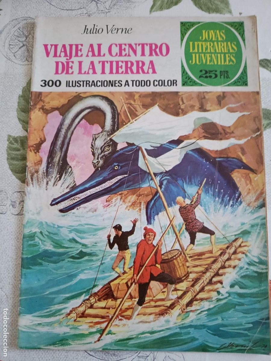 Tebeos: JOYAS LITERARIAS JUVENILES N&ordm;21 VIAJE AL CENTRO DE LA TIERRA BRUGUERA